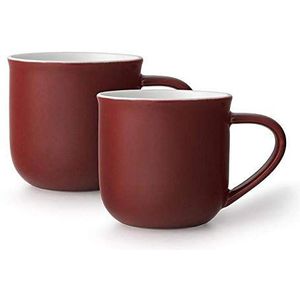 Viva - Minima Balanced Medium Tea Cup Set of 2 Pieces (Royal Bordeau)