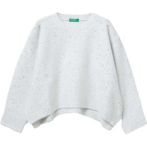 United Colors of Benetton Shirt G/C M/L, Wit, 120 cm