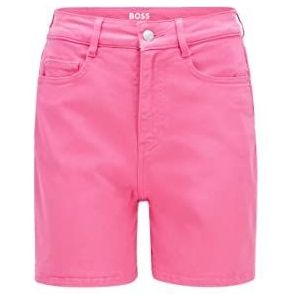BOSS Dames Denim 2.0 Jeans Shorts, Medium Roze 661, 32