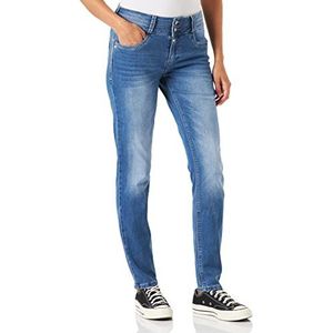 Timezone Slim EnyaTZ Damesshape Broek, blauw (smurf blue wash), 25W x 30L