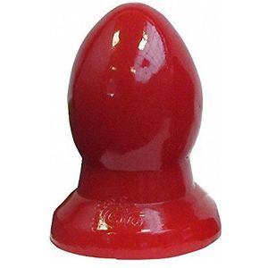 TSX Bed Knob Buddy Buttplug - eivormige anale plug - S - 12 cm lang - diameter tot 7 cm, rood