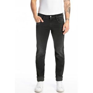 Replay Anbass Herenjeans, slimfit, gerecycled, 098 Black, 28W x 32L