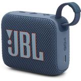 JBL Go 4 in Blue - Portable Bluetooth Speaker Box Pro Sound, Deep Bass and Playtime Boost Function - Waterproof and Dustproof - 7 Hours Runtime