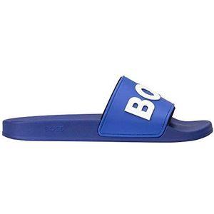 BOSS Heren Kirk rblg Slide, Bright Blue433, 38 EU, Bright Blue433., 38 EU