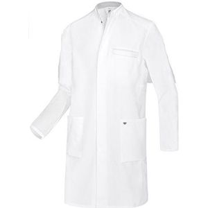 BP Med Coats 1747-684-21 doktersjas voor heren - lange mouwen - 48% katoen, 48% polyester, 4% elastolefine - normale pasvorm - maat: 44n - kleur: wit