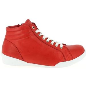 Andrea Conti Vetersneakers voor dames, rood, 43 EU