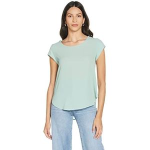 ONLY dames T-Shirt Onlvic S/S Solid Top Noos Wvn, Blauw, 36