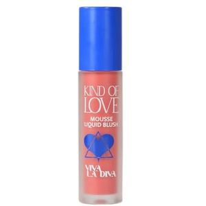 Viva la Diva Kind of Love Mousse Liquid Blush N3 Polyamore, vloeibare rouge met mousse-textuur voor zacht aanbrengen en een natuurlijke afwerking