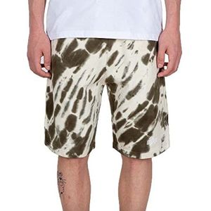 Alpha Industries Tie Dye Shorts voor heren Dark Olive XS