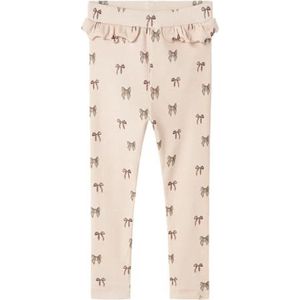 Lil' atelier mini Nmfgavo Efi Slim legging voor meisjes, Lil Noos, Silver Peony, 104