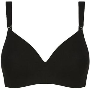 DIM 1 x damesbeha zonder beugel voor borstvoeding, Zwart, 90E
