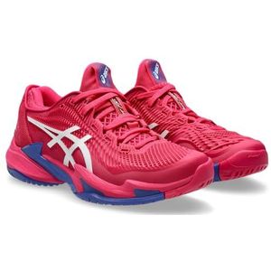 ASICS Court FF 3, damessneakers, 39 EU, Helder Roze Wit, 39 EU