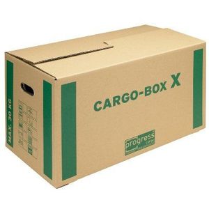 progressCARGO Transport-verhuisdoos, Eco, PC CB01.02, 1-golvend, 637 x 340 x 360 mm, verpakking van 10 stuks, bruin