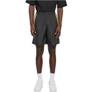 Urban Classics Heren Shorts Piped Track Shorts Zwart 4XL, zwart, 4XL