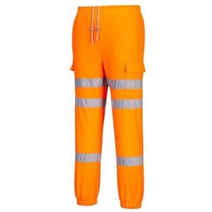 Portwest RT48 Hi-Vis Joggingbroek, Oranje, Grootte M