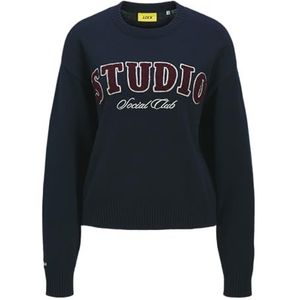 JACK & JONES Jxbrook Crew Neck Knit, Maritieme blauw., M