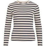 Viamelie O-hals L/S Top/Pb, navy blazer, M