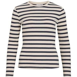 Viamelie O-hals L/S Top/Pb, navy blazer, M