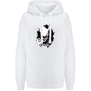 Ert Group Origineel en officieel gelicentieerd door Horror wit sweatshirt met capuchon voor dames It 014, XXL, It 014 White, XXL