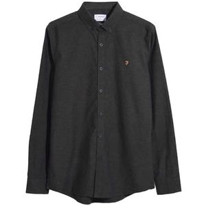 Heren Farah Steen Slim-Fit Overhemd in Groen