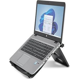 Kensington SmartFit Easy Riser Laptop Cooling Standaard, Voor Laptops van 12"" en 17"", Met Kleurcoderingen, Tot 50 Graden Kantelen, Antislip, Opvouwbaar, 4 x 28,2 x 33,7 Centimeter, Zwart, K52788WW