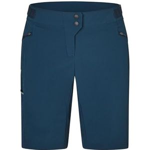 Ziener NEXITA X-Function Fietsshort voor dames, met binnenbroek, mountainbike/outdoor/vrije tijd, ademend, sneldrogend, gewatteerd, blauw (hale navy), maat 36