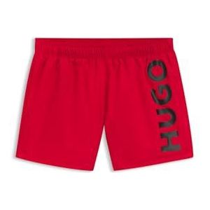 HUGO - Sneldrogende Zwemshort - Met Verticale Logoprint - Gerecycled Polyester - Volledig Gevoerd