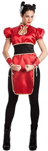 Boland - Vechterskostuum voor dames 6-delig, verkleedkostuum voor themafeesten of carnaval, ninja kostuum