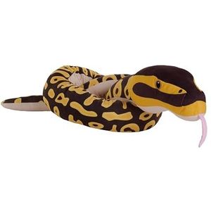 Wild Republic Snakes Eco Koningspython, knuffeldier, 137 cm, pluche dier, vulling bestaat uit gesponnen gerecyclede waterflessen, milieuvriendelijk