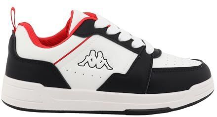 Supremo - Kappa 95k0603001 sneakers voor meisjes, zwart-wit-rood., 29 EU