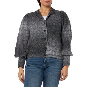 blonda Dames gebreide jas 12419591-BL01, zwart grijs, M/L, zwart grijs, M/L