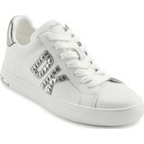 DKNY - Abeni - Leren Trainers - Wit - Laag