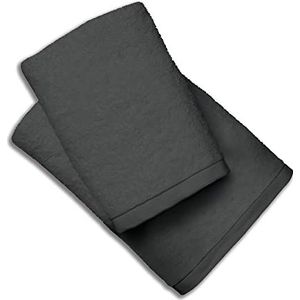 Mat & Rose handdoek, 50 x 100 cm, antraciet