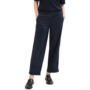 TOM TAILOR - Regular Fit - Broek - Effen - Mix van Katoen en Lyocell