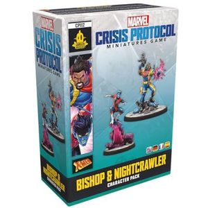 Marvel: Crisis Protocol Bishop & Nightcrawler Character Pack - X-Men Miniaturen met geavanceerde vaardigheden! Tafelblad Superhero Game, Leeftijd 14+, 2 spelers, 90 minuten speeltijd, gemaakt door