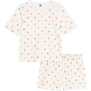 Petit Bateau Pyjacourt voor dames, wit/multico., XS