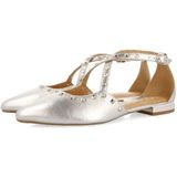 Gioseppo - Garcon - Ballerina's - Zilver - Leren Voering