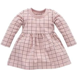 Pinokio Baby-meisje met lange mouwen jersey jurk, Roze Romantic, 104 cm
