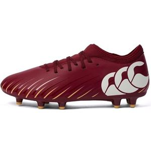 Canterbury CCC Speed Falcon Firm Ground Team Rugbylaarzen voor unisex, Rode Dahlia, 41.5 EU