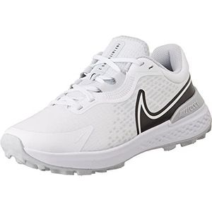 Nike Infinity PRO 2 golfschoenen voor heren, Wit Wit Zwart Pure Platinum Wolf Grey, 37.5 EU