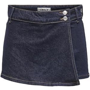 ONLY Dames Onlshay Reg Rinse DNM Skort Mae, donkerblauw (dark blue denim), S