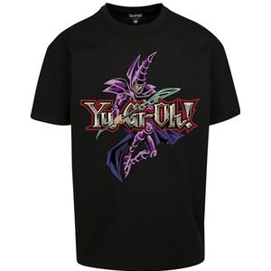 Mister Tee Heren T-Shirt Yu-Ghi-Oh Dark Magician Heavy Oversize Tee Black L, zwart, L