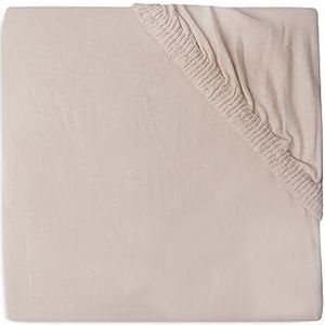 Jollein Hoeslaken Jersey - Pale Pink - 70/75x140/150cm - 100% katoen - hoeslaken - roze