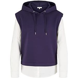 TOM TAILOR Dames Sweatshirt 1035335, 11331 - Atlantic Ocean Blue, L