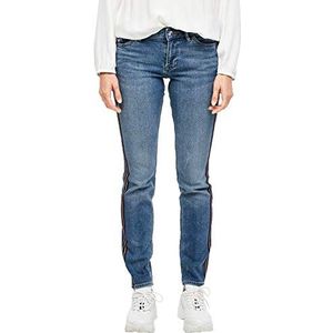 s.Oliver Slim Jeans voor dames, blauw (Light Blue Denim Stretch 53z7), 46W x 32L