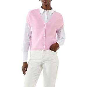 comma Korte gebreide jas met V-hals, Roze 4074, S