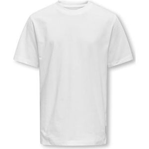 Only & Sons - OSJMAX - T-shirt - Wit - Slanke Pasvorm