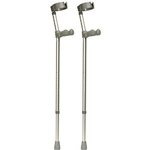 Days Ergonomische handgreep glijk, dubbel verstelbaar, 830-1100 mm (27-37 inch), handgreep voor de arm, lichtgewicht wandelhulp (beschikbaar voor VAT verlichting in het Verenigd Koninkrijk)