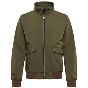 Scotch & Soda Nylon Harrington bomberjack, groen (Military 0360), XX-Large (fabrieksmaat: XXL), groen (Military 0360), XXL