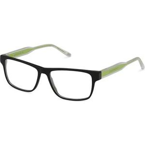 Skechers Prescription Eyewear Frames voor heren, glanzend zwart., 53